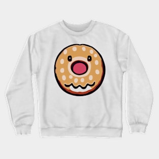 Surprised Donut #1 by dozydonut Crewneck Sweatshirt